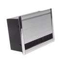 Caja Universal Vacía de 2 Módulos para Instalación en Escritorio (Voz, Datos, Video, Contactos Eléctricos), (No Incluye Accesorios)