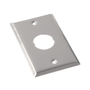 Placa de Pared IndustrialNet?, Para 1 Conector Industrial, de Acero Inoxidable