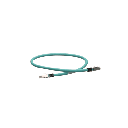 Patch Cord Cat5e de Grado Industrial 600V, Blindado SF/UTP, Calibre 24 AWG, Color Aqua, 60 cm (23.62 pulgadas).