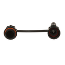 Conector Plug RJ45 de Uso Industrial Blindado, Categoría 5e, 24AWG, con Tapa Protectora, Protección IP67