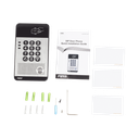 Audio Portero IP con 2 líneas SIP, relevador integrado, teclado numérico y lectora de tarjetas RFID para control de acceso, PoE
