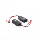 Balun Extensor de audio analogo estereo RCA a RJ45  / Distancia 800 mts/  Cable CAT5-6 / Conector 100% COBRE / protección TVS, Calidad PREMIUM