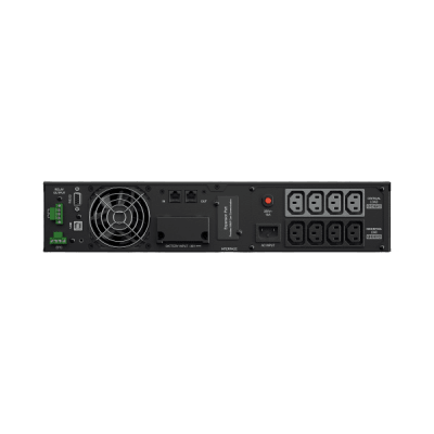 UPS DE 1500 VA/1350 W, ONLINE DOBLE CONVERSIóN, ENTRADA 220 VCA NEMA 5-20P, ONDA SENOIDAL PURA, RACK O TORRE DE 2 UR, CON  8 TOMAS NEMA 5-15R