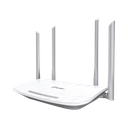 Router Inalámbrico doble banda AC, 2.4 GHz y 5 GHz Hasta 1200 Mbps, 4 antenas externas omnidireccional, 4 Puertos LAN 10/1000 Mbps, 1 Puerto WAN 10/1000 Mbps