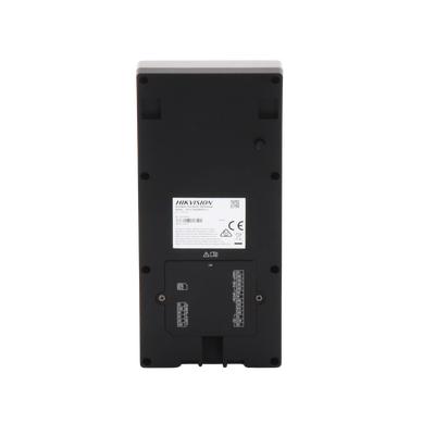 Lector Biometrico con Teclado para Exterior Antivandálico IP65 & IK09 con función de Videoportero Multiapartamento /  Huella, Tarjeta, Código QR, PIN o App HikConnect  / Cámara 2 MP compatible con NVRs / Soporta biom
