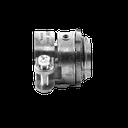 Conector recto para tubo flexible de 1" (25 mm).