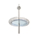 Pararrayos Dipolo Corona / Aluminio / Radio Protección 72° / 1.7 m (5.6 ft) / Efecto Ionización