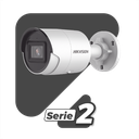 Bala IP 4 Megapixel / Lente 2.8 mm / 40 mts IR EXIR / Exterior IP67 / WDR 120 dB / PoE / Micrófono Integrado / ACUSENSE (Evita Falsas Alarmas) / Metal  / MicroSD / ONVIF / ACUSEARCH