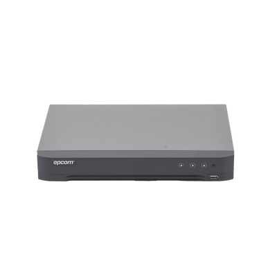 DVR 8 Canales TurboHD + 4 Canales IP / 5 Megapixel Lite / Acusense / Audio por Coaxitron / 1 Bahía de Disco Duro / Audio por Coaxitron / Evita Falsas Alarmas / Salida de Video en Full HD