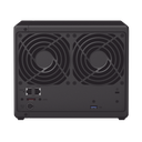 Servidor NAS de escritorio con 4 bahías / Expandible a 9 bahías / Hasta 144 TB