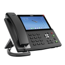 Teléfono IP  Android Empresarial para 20 lineas SIP, pantalla táctil, Wi-Fi y Bluetooth, PoE, hasta 112 botones DSS, puertos Gigabit, soporta recepción de video.
