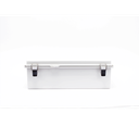 Gabinete de Plástico ABS, Uso en Intemperie IP66 (350 x 460 x 160 mm) Cierre por Broche Inoxidable y Permite Cerrado con Candado y Llave (Perno 5mm) No Incluido