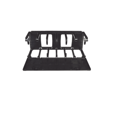 Organizador de Cables Horizontal PatchRunner™, Sencillo (Solo Frontal), Para Rack de 19in, 4UR