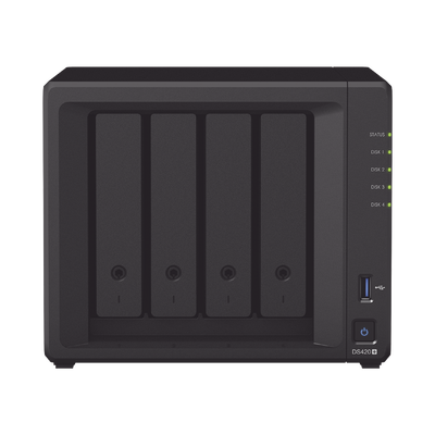 Servidor NAS de escritorio con 4 bahías / Hasta 64 TB