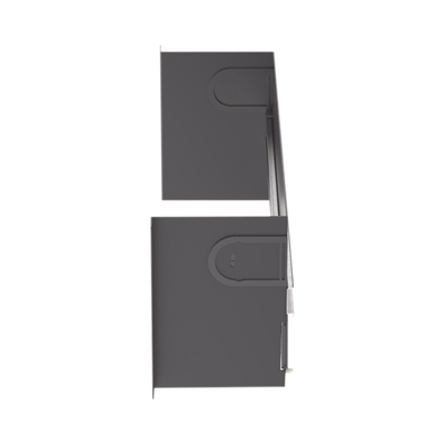 Soporte Industrial Para Instalar Equipos de Montaje en Riel DIN, Para Racks o Gabinetes Estándar de 19in, de 4UR, Color Negro