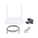 ONU GPON WiFi (2.4/5 GHz), 2 Antenas de 5 dBi, Compatible con OLTs de Terceros, MIMO 2x2, 4 puertos Gigabit + 1 POTS + USB, conector SC/UPC, (Gestión WAN desde la Interfaz de la ONU)