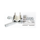 Antena parabólica 4 ft para radio B11 y AF11, ganancia de  40.5 ± 1 dBi, conector guía de onda, Alto aislamiento al ruido en enlaces vecinos, 10-12 GHz, Montaje de acero inoxidable incluido