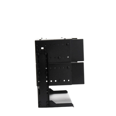 Rack Abierto de montaje en Pared, de 19in, 5 Unidades de rack, Profundidad Ajustable (8" a 12") con Charola de Uso Múltiple.