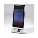 Lector Multi-tecnologia con detector de cubrebocas- Reconocimiento Facial, Huella, Tarjeta Móvil y lector de RFID(125kHz EM & 13.56 Mhz MIFARE)  Compatible con BioStar2,  Uso para Control de Acceso y Asistencia