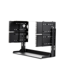 Rack Abierto de montaje en Pared, de 19in, 5 Unidades de rack, Profundidad Ajustable (8" a 12") con Charola de Uso Múltiple.