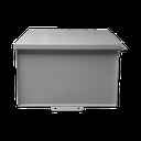 Gabinete de Telecom. de Acero Galvanizada con Plato Interior (400 x 400 x 250 mm). SE PUEDE PONER CANDADO.