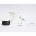 [ PROTECCIÓN ACTIVA ] Bala IP Panorámica 4 Megapixel / 2 Lentes 2.8 mm (180°) / Imagen a Color 24/7 (ColorVu) / PoE / WDR 130° / IP67 / ACUSENSE / Luz Estroboscópica y Alarma Audible / 40 mts Luz Blanca / Micro SD