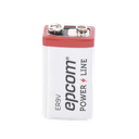 Pila 9V @ 1200 mAh / Alta Capacidad ( No recargable )