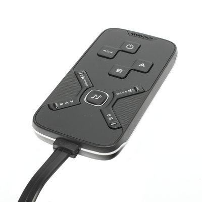 Sirena Vehicular de 100W de Potencia, Con Controlador Unimando Para Tonos, 2 Salidas Auxiliares y Microfono
