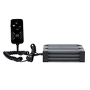 Sirena Vehicular de 100W de Potencia, Con Controlador Unimando Para Tonos, 2 Salidas Auxiliares y Microfono