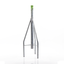 Tramo de Remate (Copete) para Tramo STZ-30 Galvanizado Electrolítico con Opresores para Pararrayo.
