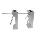 (MOTORIZADO, SIN CONTACTO),Torniquete Industrial en Acero Inoxidable, Bidireccional, USO RUDO, Espacio para Lectora de Proximidad