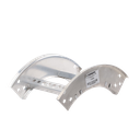 Curva Vertical Exterior de Aluminio de 90° Perfil Z / Peralte 3 1/4" / Ancho 9" / Radio 8" / Incluye Tornillería (CHVE90EZ314R8X9AK)