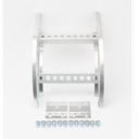Curva Vertical Exterior de Aluminio de 90° Perfil Z / Peralte 3 1/4" / Ancho 9" / Radio 8" / Incluye Tornillería (CHVE90EZ314R8X9AK)