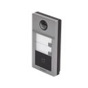 Videoportero IP (IP65 + IK08) con Llamada y apertura desde APP Hik-Connect / Soporta 2 Departamentos / PoE Estandar  / Interfaz WEB para configuración / 2 puertas