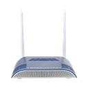 ONU Dual GPON/EPON con Wi-Fi en 2.4 GHz + 1 puerto SC/APC + 1 puerto LAN Gigabit + 1 puerto LAN Fast Ethernet + 1 puerto FXS + 1 puerto CATV, hasta 300 Mbps vía inalámbrico