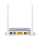 ONU Dual GPON/EPON con Wi-Fi en 2.4 GHz + 1 puerto SC/APC + 1 puerto LAN Gigabit + 1 puerto LAN Fast Ethernet + 1 puerto FXS + 1 puerto CATV, hasta 300 Mbps vía inalámbrico