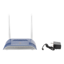 ONU Dual GPON/EPON con Wi-Fi en 2.4 GHz + 1 puerto SC/APC + 1 puerto LAN Gigabit + 1 puerto LAN Fast Ethernet + 1 puerto FXS + 1 puerto CATV, hasta 300 Mbps vía inalámbrico