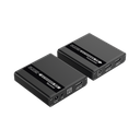 Kit Extensor HDMI para distancias de 70 metros / Soporta resoluciones 720 y 1080P @ 60 Hz / Cat 6, 6a y 7 / Cero Latencia / Uso 24/7 / HDR10 / Salida Loop /  Configuración EDID / Soporta control remoto del equipo fuente / Salida de audio de 3.5mm
