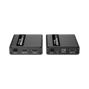 Kit extensor KVM (HDMI y USB) | 40m a 4k@30Hz  | 70m a 1080P@60Hz | Cat 6, 6a y 7 | CERO LATENCIA | HDR | Salida Loop | Salida de audio de 3.5mm |