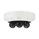 Cámara IP Multisensor 6MP ( 3 Sensores de 2MP) WDR 150 DB, Lente Motorizado 3 - 6 MM /  HPOE / IP66 / IK10 / NEMA 4X