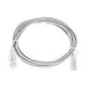 Cable de Parcheo Slim UTP Cat6 - 2 Metros (6.56 Pies) Gris Diámetro Reducido (28 AWG)
