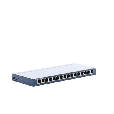 Switch Gigabit no administrable de 16 puertos 10/100/1000 Mbps para escritorio