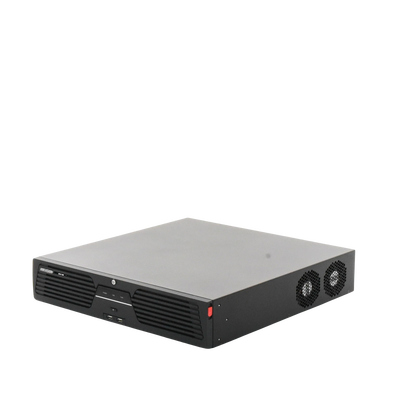 [Doble Poder de Decodificación] NVR 32 Megapixel (8K) / 64 Canales IP / AcuSense / ANPR / Conteo de Personas / Heat Map / 8 Bahías de Disco Duro / 2 Tarjetas de Red / Soporta RAID con Hot Swap / 2 HDMI en 8K / Soporta POS / Alarmas I/O