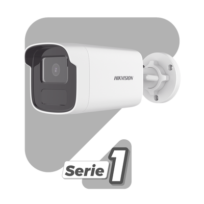 [Dual Light] Bala IP 4 Megapíxel / Lente 4 mm / 50 Mts IR + 50 mts Luz Blanca / ACUSENSE Lite (Detección de Humanos y Vehiculos) / Exterior IP67 / WDR 120 dB / PoE / ONVIF