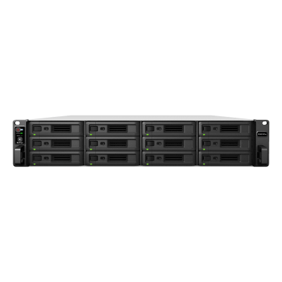 Servidor de Almacenamiento Synology RackStation RS3621RPxs | 12 Bahías | Procesador Intel Xeon D-1531 de 6 Núcleos | 8 GB DDR4 ECC | Expandible a 36 Bahías | Energía Redundante | Compatible con Virtualización y RAID.