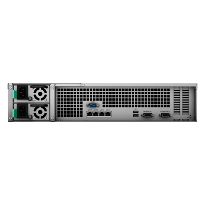 Servidor de Almacenamiento Synology RackStation RS3621RPxs | 12 Bahías | Procesador Intel Xeon D-1531 de 6 Núcleos | 8 GB DDR4 ECC | Expandible a 36 Bahías | Energía Redundante | Compatible con Virtualización y RAID.