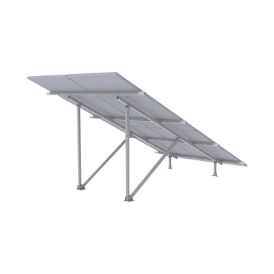 Montaje para Panel Solar, Riel de 2200mm para Módulos con Espesor de 35mm, Velocidad de Viento Máx. 136km/h