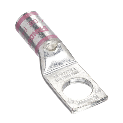 Zapata de compresión LCA1/0-12-X, para cal. 1/0 Awg, Barreno para tornillo prisionero de 1/2, 1 Pz