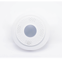 Sirena Interior Inalámbrica / Indicadores LED / Nivel de Salida 85 dBA / Rango 92 mts / Frecuencia 2.4 GHz / Cifrado AES-128 / Anti-tamper / Protección Vida Interconectada