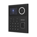 Terminal Min Moe WiFi Administrable por Smartphone o Nube /  Acceso y Asistencia /  Huella, Facial y Tarjetas MIFARE /  500 rostros y 1,000 Huellas y Tarjetas / Detección de Cubrebocas / HikConnect